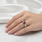 Timeless 925 Sterling Silver Solitaire Ring with Brilliant CZ Stone